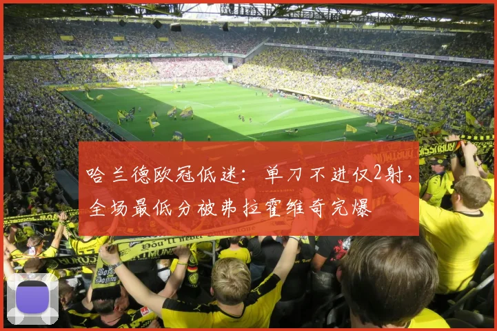 哈兰德欧冠低迷：单刀不进仅2射，全场最低分被弗拉霍维奇完爆
